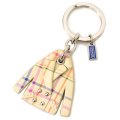 【COACH】コーチ レザー タッターソール ピーコート キーリング キーホルダー キーフォブ マルチ（日本未発売）