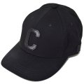 【COACH】コーチ ジャガード ワンポイント ロゴ キャップ 帽子 ブラック〔日本未発売〕
