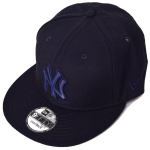 画像1: 【COACH】コーチ ニューヨーク・ヤンキース コラボ ジャガード キャップ 帽子 ネイビー〔日本未発売〕