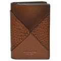 【COACH】コーチ レザー バイフォールド カード ケース キャニオン キルト  カード ケース 名刺入れ サドル（日本未発売）