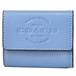 画像1: 【COACH】コーチ スムースレザー スモール スクエア コインケース 小銭入れ ダスク(日本未発売）