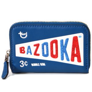 画像1: 【COACH】コーチ レトロ 駄菓子 BAZOOKA アンティーク バズーカ ガム モチーフ ラメグリッター レザー スモール スクエア コインケース インクマルチ〔日本未発売〕