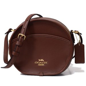 画像1: 【COACH】コーチ レザー 斜め掛け ショルダー クロスボディ バッグ ブラウン（日本未発売）