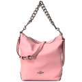 【COACH】コーチ ペブルレザー アビー ダッフル チェーン 2WAY ショルダー ハンド バッグ ペタル（日本未発売）