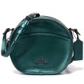 【COACH】コーチ カーフレザー メタリック キャンティーン 斜め掛け ショルダー クロスボディ バッグ メタリックグリーン（日本未発売）