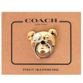 【COACH】コーチ メタル ベアー くま スマホ フォン グリップ バンカーリング ゴールド（日本未発売）