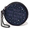 【COACH】コーチ スムースレザー スターウォーズ コラボ MAY THE FORCE BE WITH YOU ラウンド コインケース 小銭入れ マルチカラー（日本未発売）