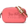 【COACH】コーチ ペブルレザー ジェス ロゴ コンバーチブル ベルトバッグ 3way ショルダー 斜め掛け クラッチ ウエスト ヒップ バッグ ブライトコーラル（日本未発売）