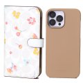 【COACH】コーチ コーティングキャンパス シグネチャー フォリオ 花柄 フラワー フローラル プリント iPhone13PRO MAX 専用 手帳型 ケース チャークマルチ（日本未発売）