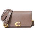 【COACH】コーチ レザー バンディット フラップ ベルト バッグ ワンショルダー ウエスト クラッチ ボディバッグ ダークストーン（日本未発売）