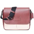 【COACH】コーチ メンズ キャンバス レザー スプリント マップ クロスボディ 斜め掛け メッセンジャー ショルダーバッグ ナチュラルマルチ〔日本未発売〕