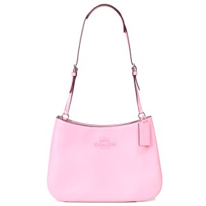 画像1: 【COACH】コーチ スムースレザー ペネロペ ロゴ スリム ショルダー ハンドバッグ フラワーピンク(日本未発売）