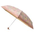 【COACH】コーチ シグネチャー フローラル フラワー 花柄 プリント UVカット99%  晴雨兼用 日傘 ミニ アンブレラ 折りたたみ傘 カーキマルチ（日本未発売）