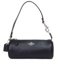 【COACH】コーチ レザー ノリータ 筒型 リストレット バレル バッグ マルチ ポーチ ハンドバッグ ブラック（日本未発売）