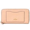 【COACH】コーチ ラグジュアリー クロスグレーン レザー アコーディオン ジップ アラウンド 長財布 ビーチウッド（日本未発売）