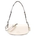 【COACH】コーチ バッグ カーフレザー アンドレア スモール ロゴ フラップ クロスボディ 3WAY クラッチ ショルダー ハンドバッグ チャーク（日本未発売）