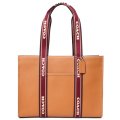【COACH】コーチ バッグ ぺブルレザー スミス ラージ トート ロゴ ショルダーバッグ ペニーマルチ（日本未発売）