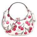 【COACH】コーチ バッグ さくらんぼ レザー チェリー カルメン ミニ ロゴ 2way チェーン クロスボディ 斜め掛け ショルダーバッグ ハンドバッグ チャークマルチ（日本未発売）