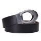 【COACH】コーチ メンズ ベルト レザー シグネチャー バックル リバーシブル カット トゥ サイズ ベルト 38mm ブラック×ダークサドル〔日本未発売〕