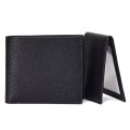 【COACH】コーチ 財布 メンズ レザー ロゴ スリーインワン ウォレット コンパクト ID カードケース付き 2点セット 二つ折り財布 ブラック（日本未発売）