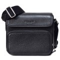 【COACH】コーチ メンズ バッグ ぺブルレザー サリバン クロスボディ フラップ メッセンジャー カメラ 斜め掛け ショルダーバッグ ブラック〔日本未発売〕
