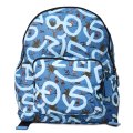 【COACH】コーチ バッグ エコバッグ バックパック 折り畳み キースヘリング コラボ フラダンス プリント リュックサック スカイブルーマルチ〔日本未発売〕