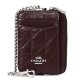 【COACH】コーチ コインケース キルティング レザー チェーン ジップ カードケース カードポーチ 定期入れ 名刺入れ 小銭入れ メイプル（日本未発売）
