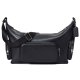 【COACH】コーチ メンズ バッグ レザー ロゴ フィン ポケット クロスボディ 斜め掛け ショルダーバッグ ブラック〔日本未発売〕