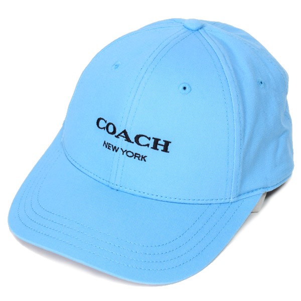 【COACH】コーチ コットン シグネチャー ベースボール ハット ワンポイント ロゴ キャップ 帽子 プール〔日本未発売〕