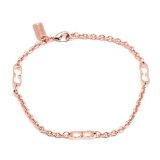 画像: 【COACH】コーチ キッシング シグネチャー チェーン ブレスレット アクセサリー ローズゴールド〔日本未発売〕