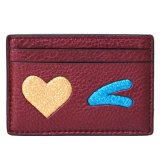 画像: 【COACH】コーチ カラーブロック コーティングレザー ラメグリッター ウインク スリム カードケース 定期入れ 名刺入れ マルチ（日本未発売）