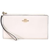 画像: 【COACH】コーチ ペブルレザー リストレット 二つ折り 長財布 チャーク〔日本未発売〕