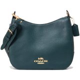 画像: 【COACH】コーチ ペブルレザー ジェス ホーボー ワンハンドル ショルダーバッグ エバーグリーン（日本未発売）