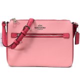 画像: 【COACH】コーチ クロスグレインレザー カラーブロック ギャラリー ファイル 斜めがけ ショルダーバッグ ライトブラッシュマルチ〔日本未発売〕