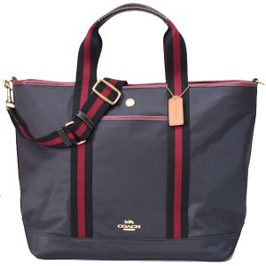 画像: 【COACH】コーチ レディース メンズ レザー トート ラージ ロゴ 2WAY クロスボディ 斜め掛け ショルダー トートバッグ ブラックマルチ〔日本未発売〕