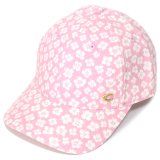 画像: 【COACH】コーチ コットン ポリエステル 花柄 フラワー C ワンポイント ロゴ ベースボール キャップ 帽子 ピンクチャーク〔日本未発売〕