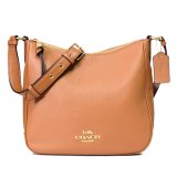 画像: 【COACH】コーチ ぺブルレザー エリー ファイル バッグ クロスボディ 斜めがけ ショルダーバッグ ライトサドル〔日本未発売〕