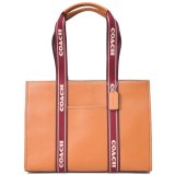 画像: 【COACH】コーチ ぺブルレザー スミス ラージ トート ロゴ ショルダーバッグ ペニーマルチ（日本未発売）