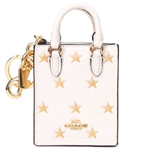 COACH】コーチ キーホルダー ミルクシェイク モチーフ レザー ラメ キラキラ ロゴ キーリング バッグチャーム チャークマルチ（日本未発売）  CU305 - コーチ専門店「コチガル」