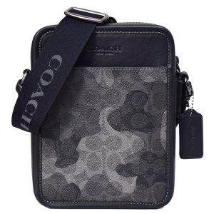 COACH】コーチ メンズ レザー スエード ナイロン カモフラージュ