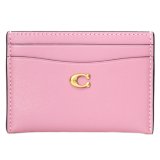 画像: 【COACH】コーチ カードケース レザー エッセンシャル C ロゴ カードケース スリム パスケース 定期入れ 名刺入れ トゥルーピンク（日本未発売）