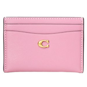 画像: 【COACH】コーチ カードケース レザー エッセンシャル C ロゴ カードケース スリム パスケース 定期入れ 名刺入れ トゥルーピンク（日本未発売）
