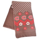 画像: 【COACH】コーチ マフラー ニット ロゴ フェア アイル プリント マフラー セーブルマルチ（日本未発売）