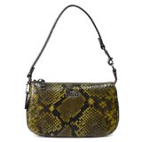 画像: 【COACH】コーチ バッグ パイソン レザー アニマル スネーク ノリータ 19 リストレット マルチ ポーチ ミニ ハンドバッグ オリーブマルチ〔日本未発売〕