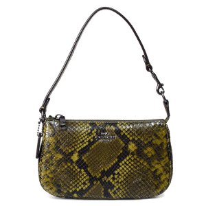 画像: 【COACH】コーチ バッグ パイソン レザー アニマル スネーク ノリータ 19 リストレット マルチ ポーチ ミニ ハンドバッグ オリーブマルチ〔日本未発売〕