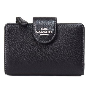 COACH】コーチ 財布 カーフレザー スモール エライザ ロゴ ウォレット