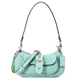 画像: 【COACH】コーチ バッグ スエード レザー ミニ アシュトン 2way クロスボディ 斜め掛け ショルダー ハンドバッグ ミント（日本未発売）