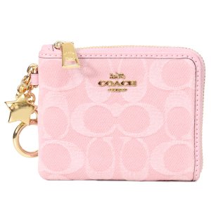 COACH】コーチ 財布 レザー ラメ 星 スター プリント ミディアム