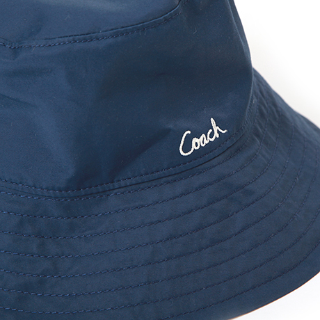 画像: 【COACH】コーチ リバーシブル クラッシャー ハット 帽子 ネイビー XS〔日本未発売〕