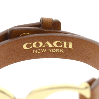 COACH】コーチ レザー ブレス ロゴ バングル ブレスレット ジュエリー ...